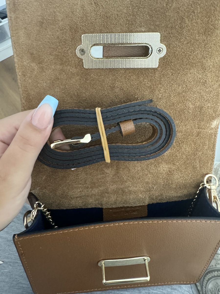 Borse da donna: Braune ECHT Leder Tasche – Nuovo (secondo la descrizione) da Winterthur venduto da axxgkc_123 3
