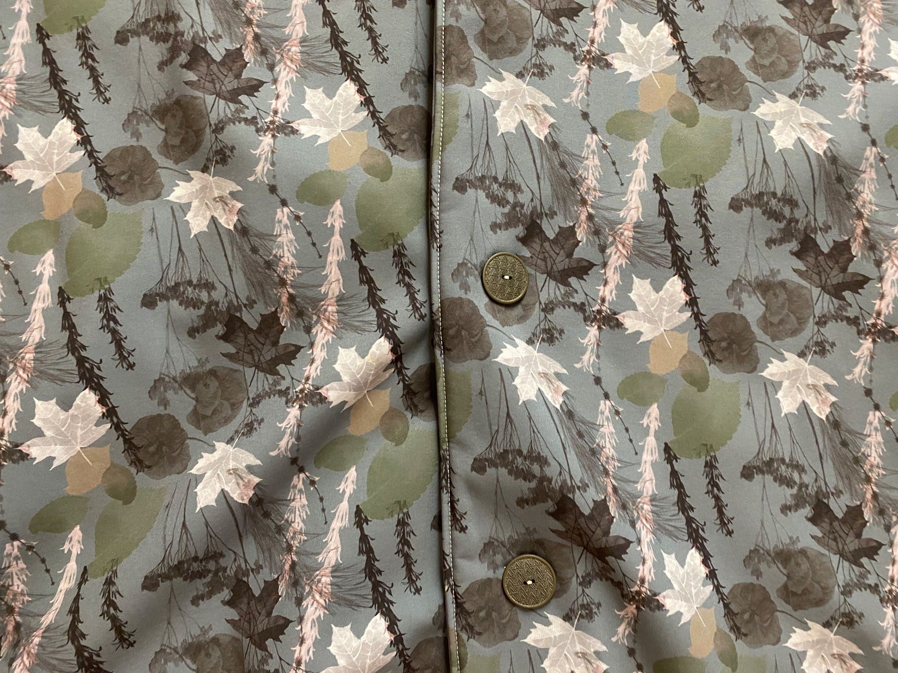 Cappotti: Mantel Softshell Blätter-Print mint Gr. 54/56 – Usato da Arlesheim venduto da san_w9vr 6