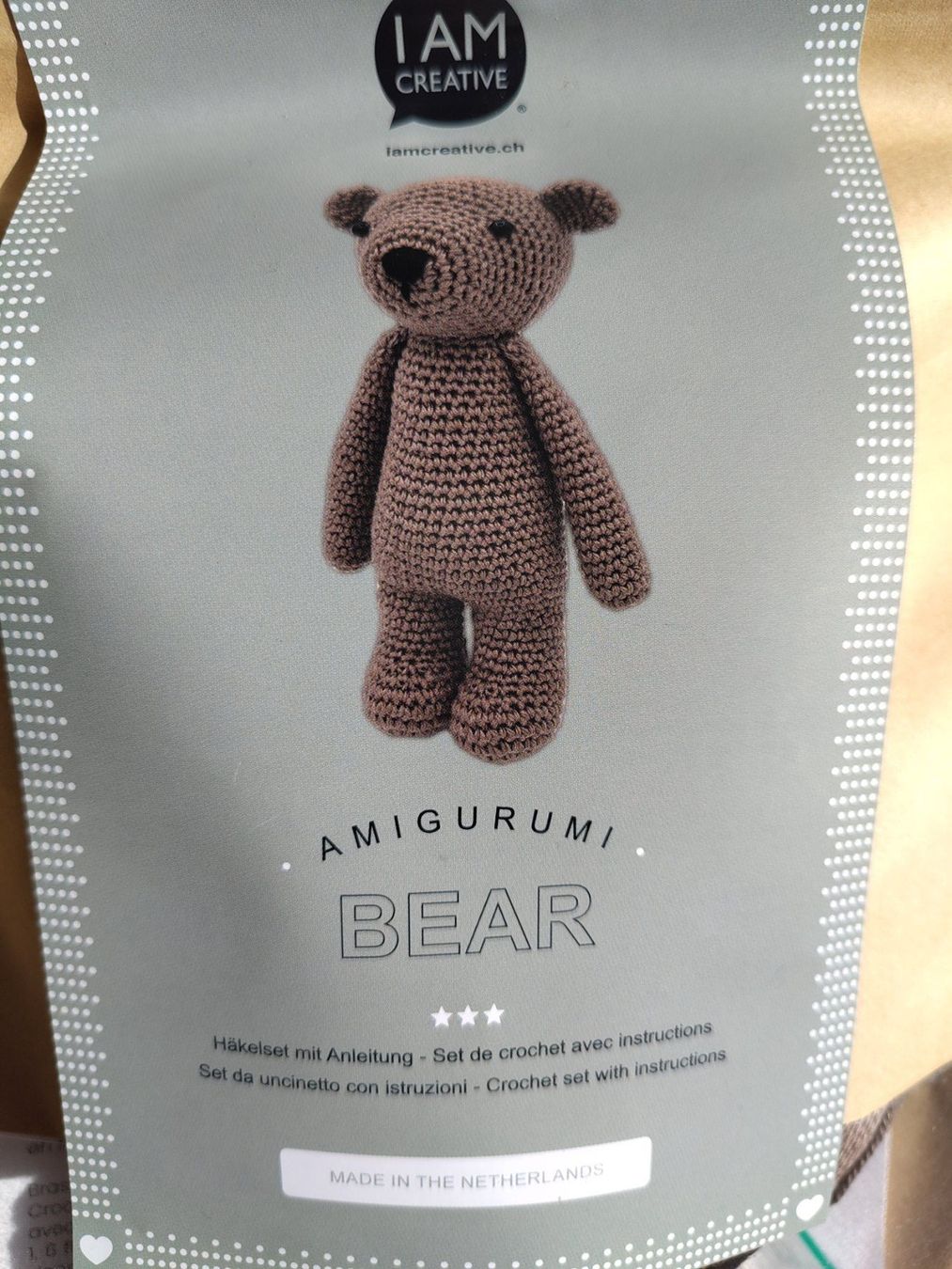 Kit bricolage: 1 Häkelset Teddybär Neu Set – Nuovo (secondo la descrizione) da Leuggern venduto da Pummi19 1