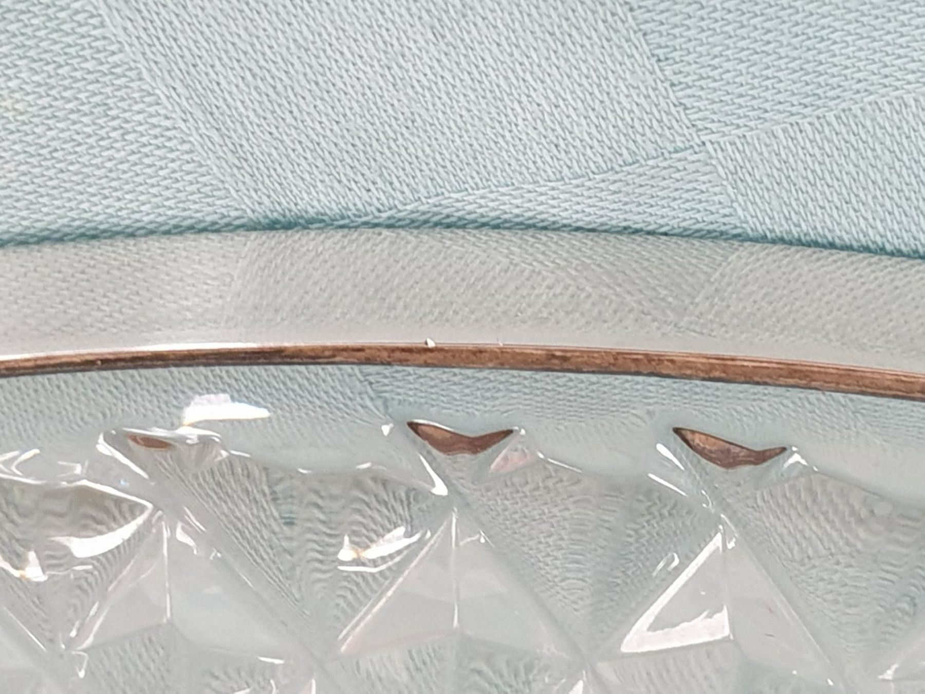 Coupes: Glas Schale Schüssel mit Silber - Rand – D'occasion à Mörschwil par spirspi 8