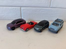 Lot 4 petites voitures Matchbox état occasion
