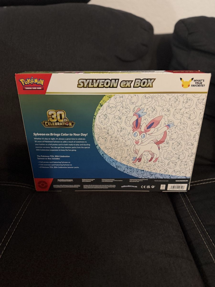 Pokémon Carte collezionabili: Sylveon ex Box - 30th Celebration – Nuovo (secondo la descrizione) da Sirnach venduto da D.SecondChance 1