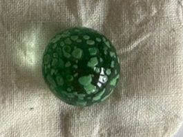 Glasmurmel (Durchsichtig-Grün / 15mm / Glasi Hergiswil)