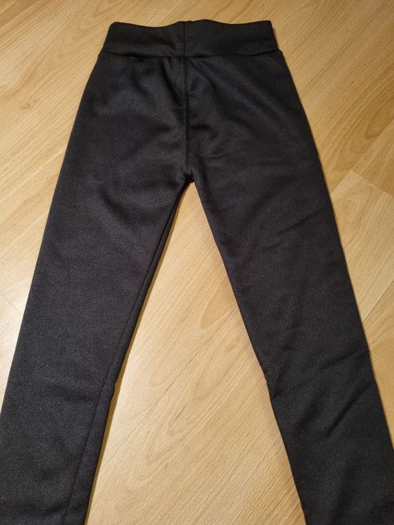 Winterleggins mit Teddyfutter, hoher Bund, sehr warm, Gr. XS 4