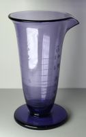 Antikes Apotheker Messglas Violett Graduiert Um 1900 11.5cm