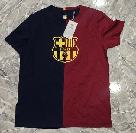 NEU FC Barcelona T-Shirt Kurzarm Herren Grösse L 