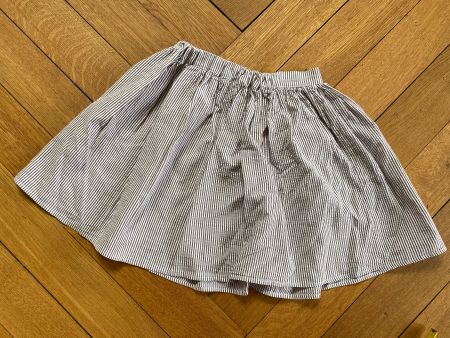 Kurzer gestreifter Rock von American Apparel, XS