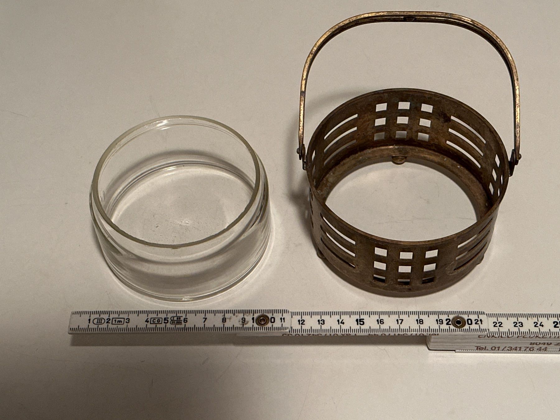 Töpfe: Behält mit Messing-Kupfer und Glas – Gebraucht aus Zürich von Chaeffeler 3