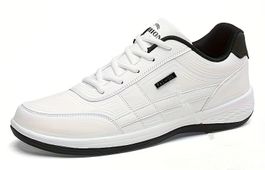 Lässiger Sneaker aus Kunstleder, Gr. 40