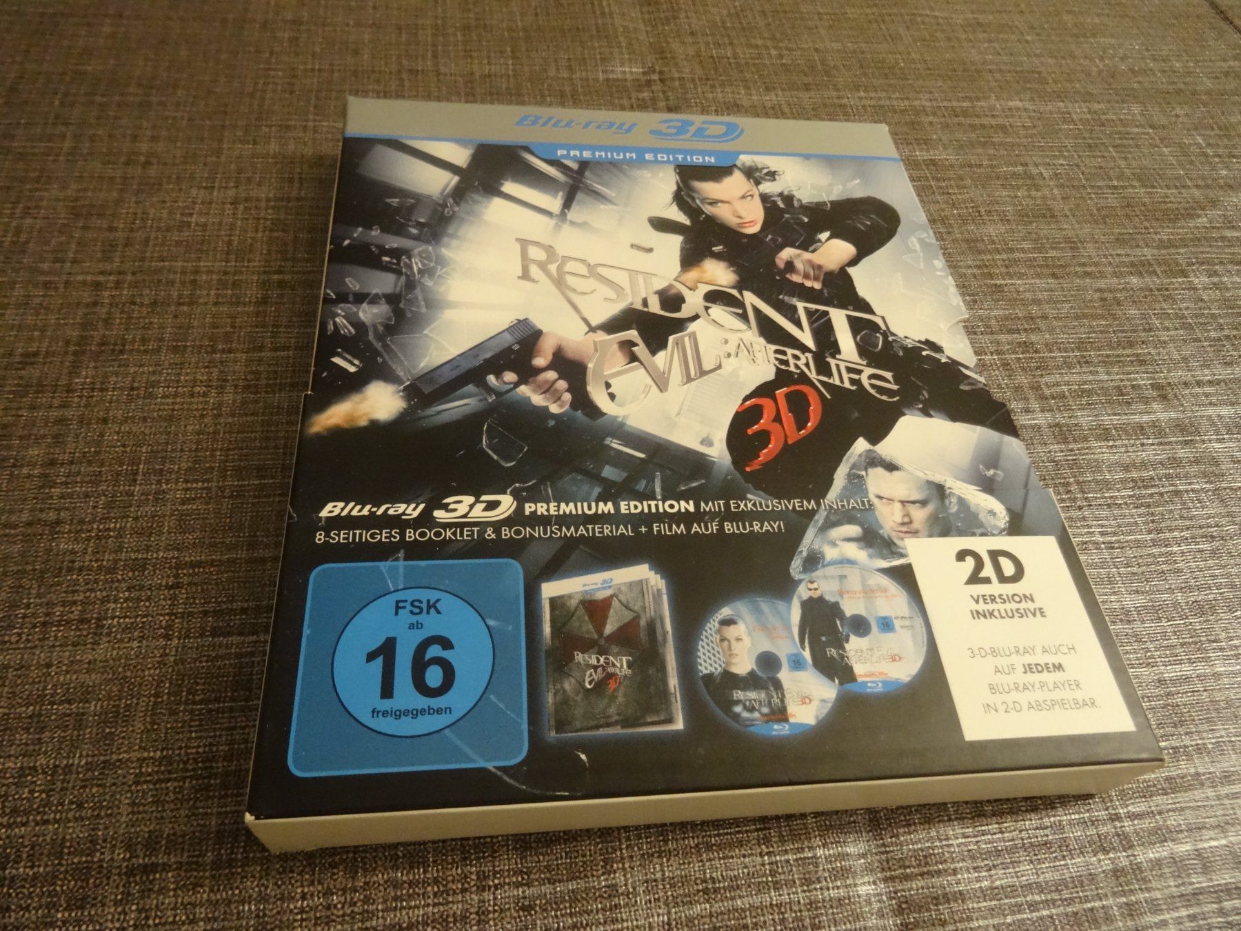 Alle DVDs: Resident Evil Afterlife 3D Blu-ray Premium Edition – Gebraucht aus Olten von Disc-Verkauf
