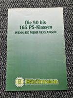 Original Prospekt Hürlimann Traktor Programm 50 - 165 PS
