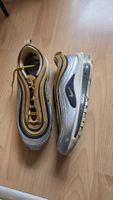 Nike Air Max 97 Sneaker silber gold gebrauchter Zustand