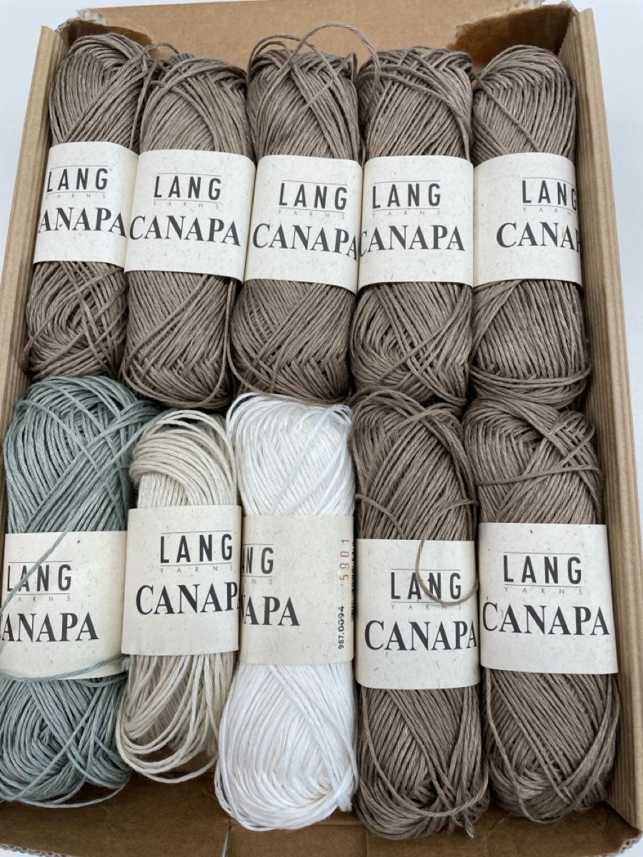 Lang Yarns Wolle: Markenwolle Lang Yarns Canapa – Neu (gemäss Beschreibung) aus Lohn Ammannsegg von ant_5l6r