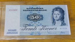 Dänemark 50 Kronen 1972, Banknote (L4)