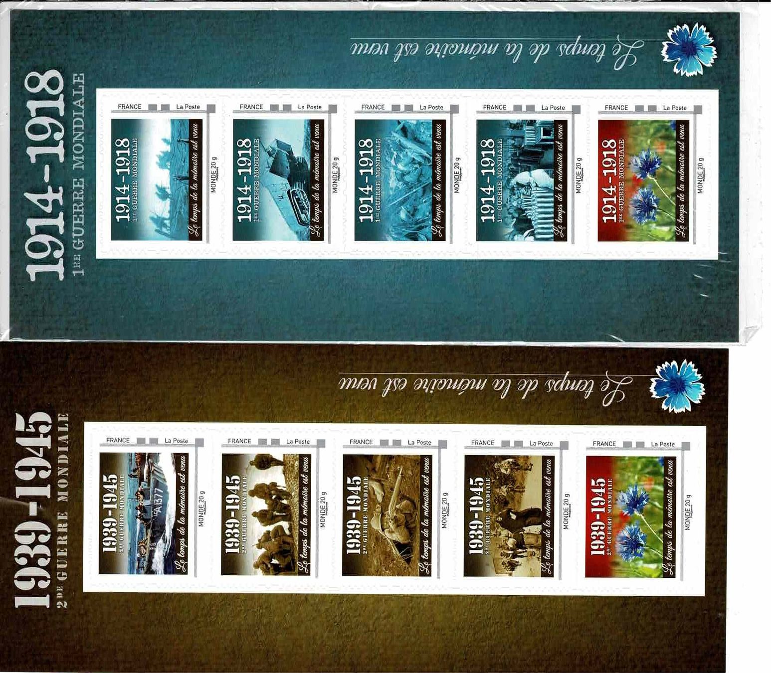 Alle Briefmarken: Krieg  1914-18  1939-45  2 KB ** – Neu (gemäss Beschreibung) aus Lausanne von Whorvath