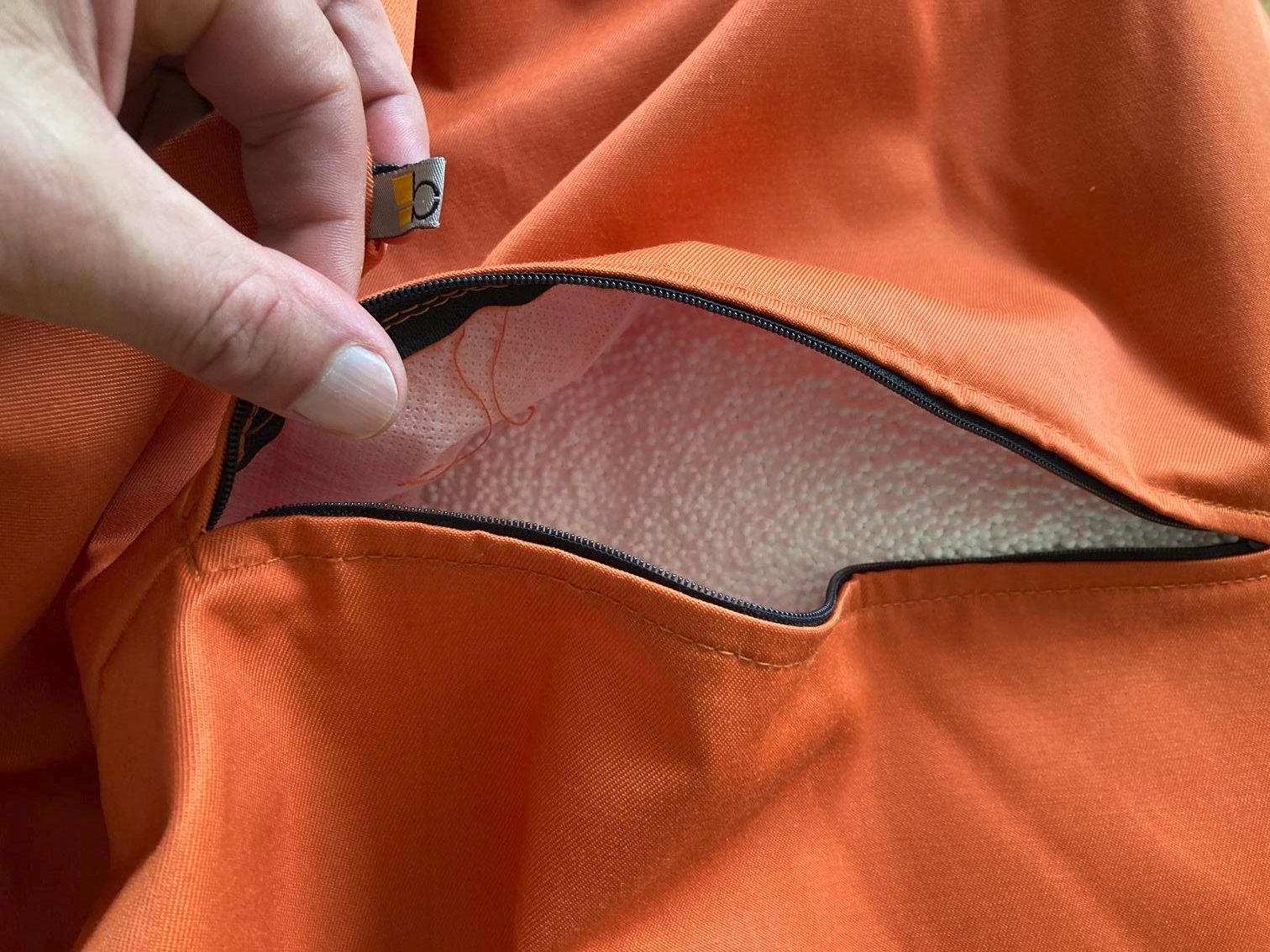 Sessel: Sitzsack orange – Gebraucht aus Bern von romanstutz 4