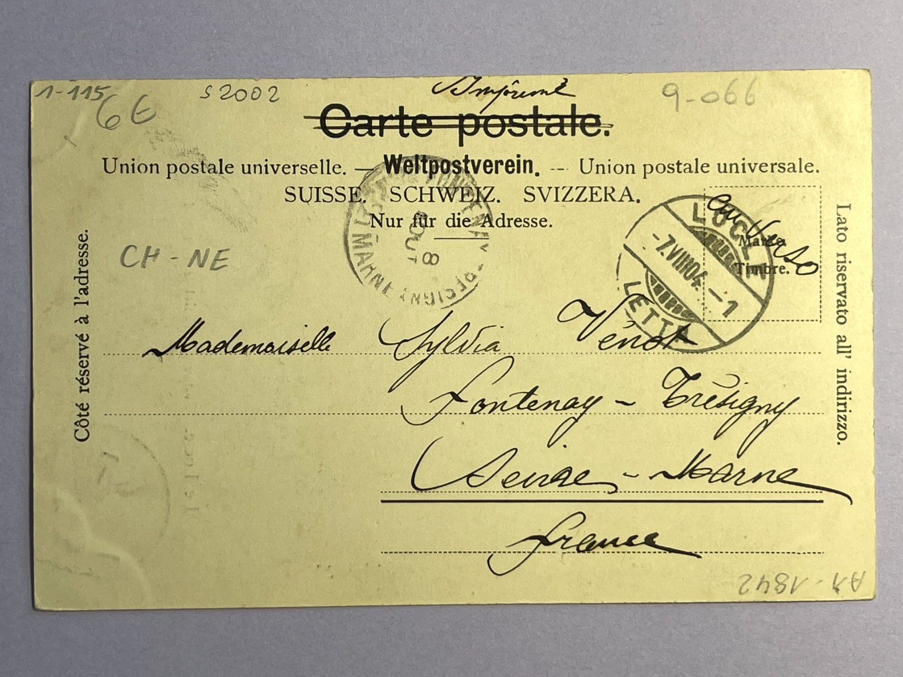 Cartoline postali: Le Locle - Statue de Daniel Jeanrichard – Usato da Steg VS venduto da _vinci_ 1