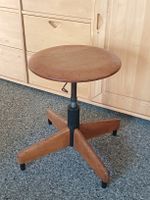 Vintage Werkstatthocker aus Holz