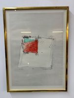 Farb-Lithographie im Viereck von Elisabeth Kaufmann-Büchel