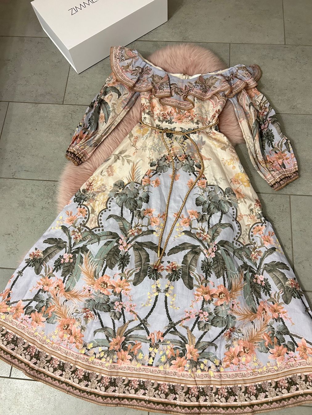 Zimmermann Kleider: Authentic Zimmermann Linen Midi Dress – Neu (gemäss Beschreibung) aus St.Josefen von lop_lh8d 9