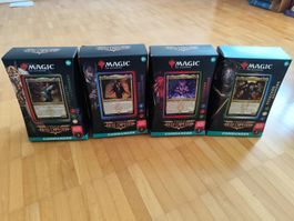 4x Commander Deck: Streets of New Capenna Englisch Sealed