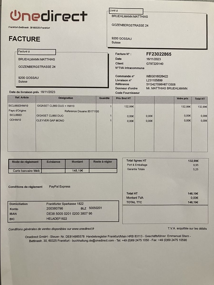 Gigaset Telefoni: Gigaset CL 660 DUO Telefon  – Usato da Gossau SG venduto da skalar01 4