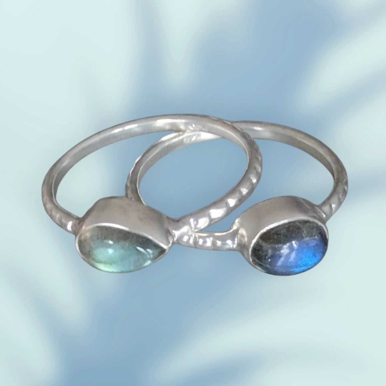 Anelli: Labradorit Ringset in 925 Solid Silber – Nuovo (secondo la descrizione) da Schwyz venduto da els_7cys 1