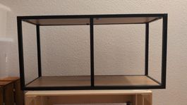 Wohn Regal mit Holzoptik, Metallrahmen, guter Zustand 3 Stk