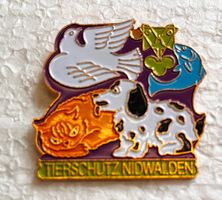 Pin Simone Erni -Tierschutz Nidwalden (grosser Pin)