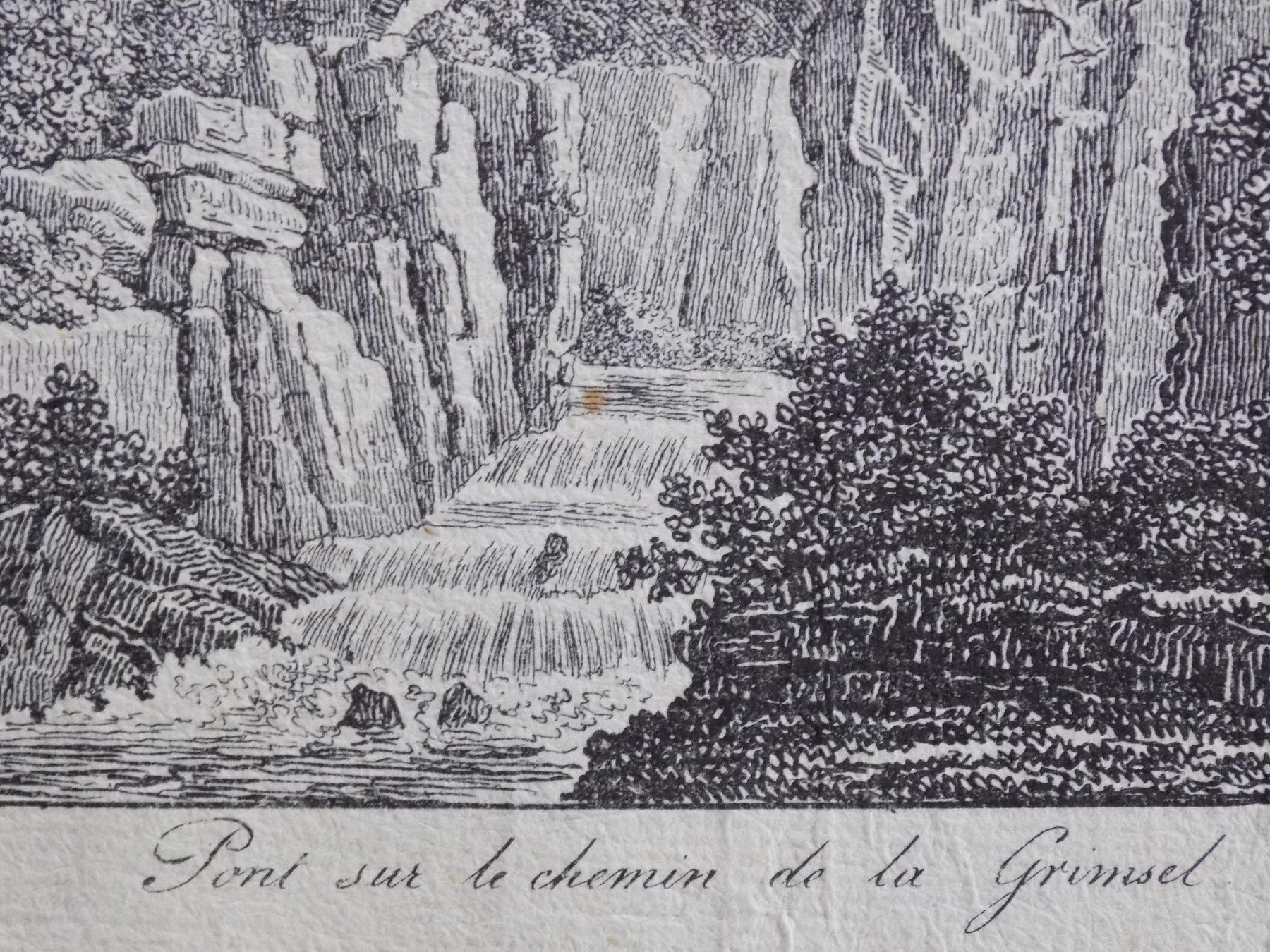 Gravures: Grimselbrücke – D'occasion à Risch par Rischli15 6
