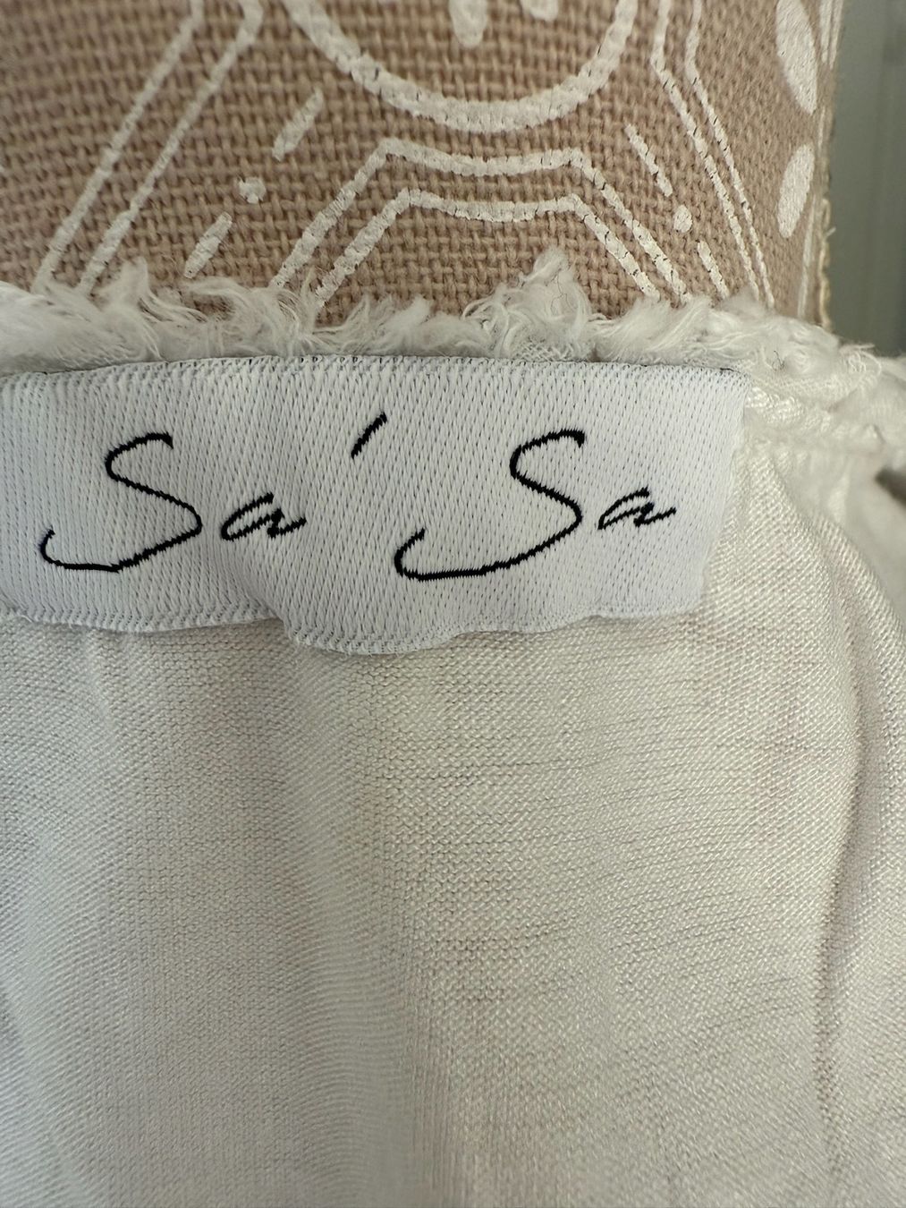T-shirt: Sa'Sa - Top avec sequins  - M – Usato da Sion venduto da accroshoes 5