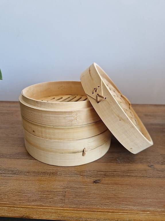 Holzartikel: Dampfkorb Set Bambus neuwertig – Gebraucht aus Luzern von roe_mk6s