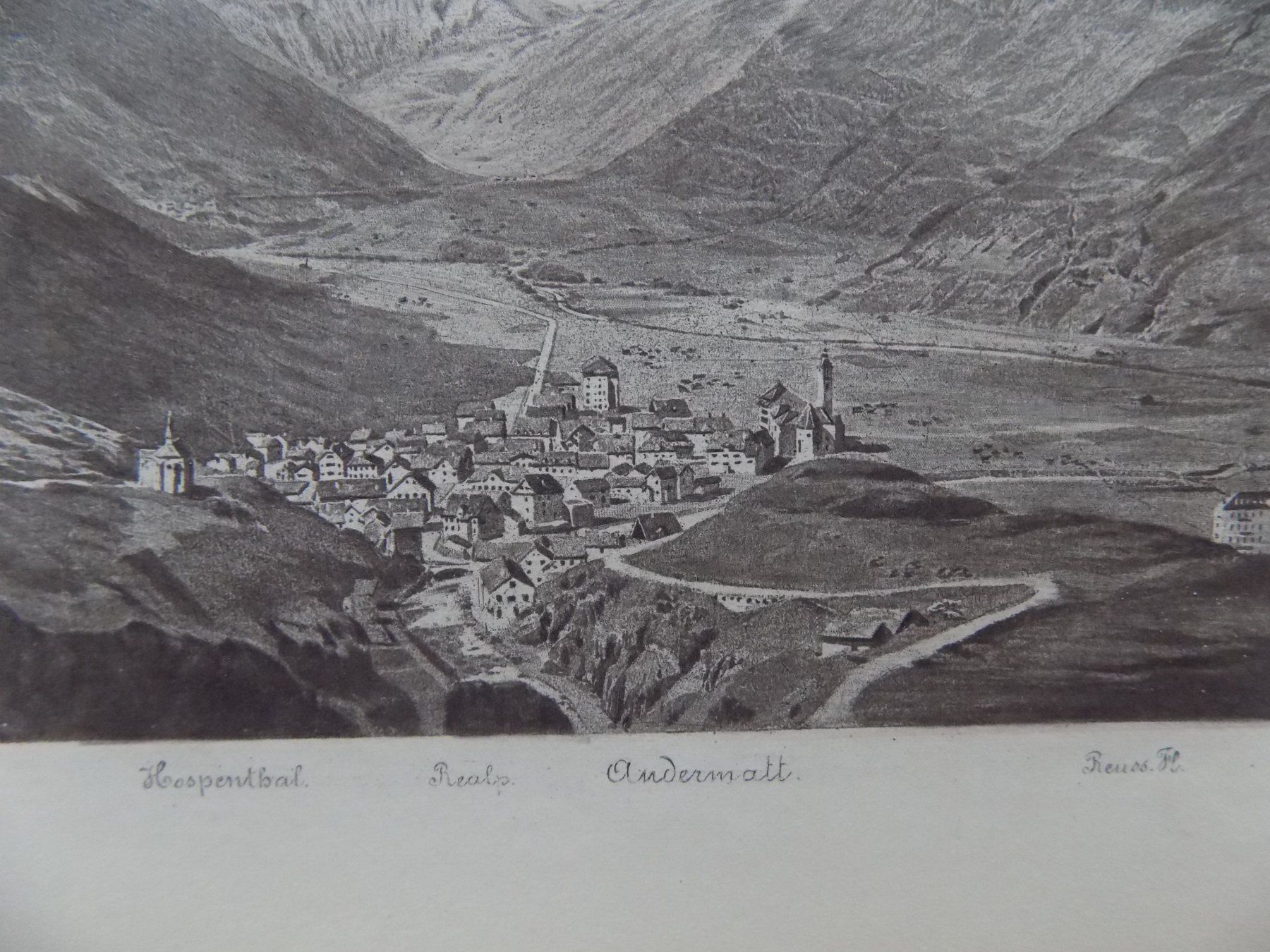 Incisioni: Furkapass von Andermatt aus – Usato da Risch venduto da Rischli15 3
