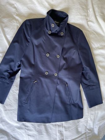 Esprit Übergangsjacke Damen Gr. 42 Navy