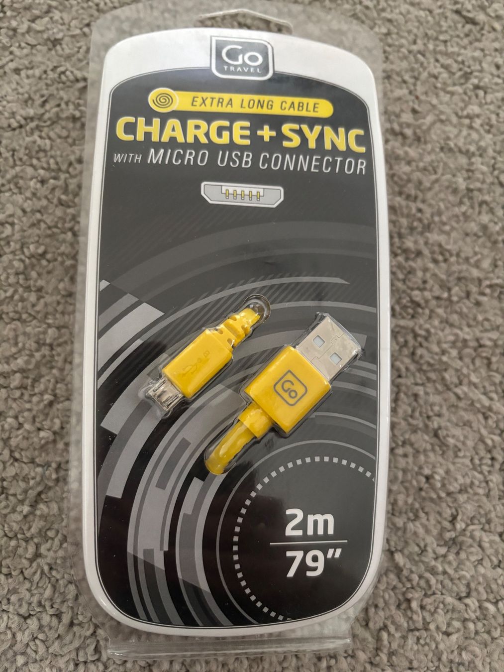 Chargements: CHARGE + SYNC WITH MICRO USB CONNECTOR 2 METER KABEL,NEU – Neuf avec emballage d'origine à Zürich par deruja