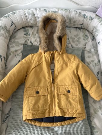 Warme Winterjacke, Sfera, Gr. 80-86cm, gefüttert, neuwertig