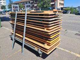 10x Festbankgarnitur inkl. Rollwagen, Festtische, Bierbank