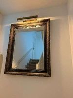 Miroir rectangulaire cadre sculpté foncé