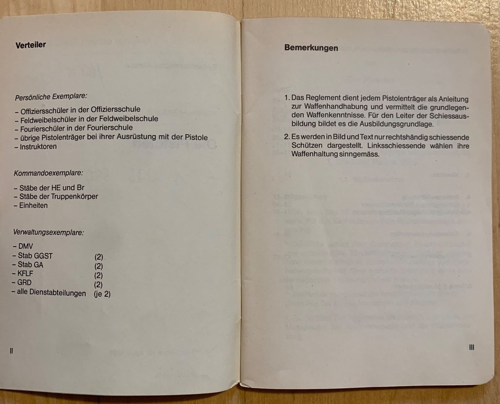 Livres: Reglement 53.102d Die Pistolen – D'occasion à Goldingen par Bergler012 2