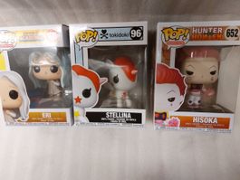 3x Funko POP ! Fortnite 1011 Eri + 96 Stellina + 652 Hisoka