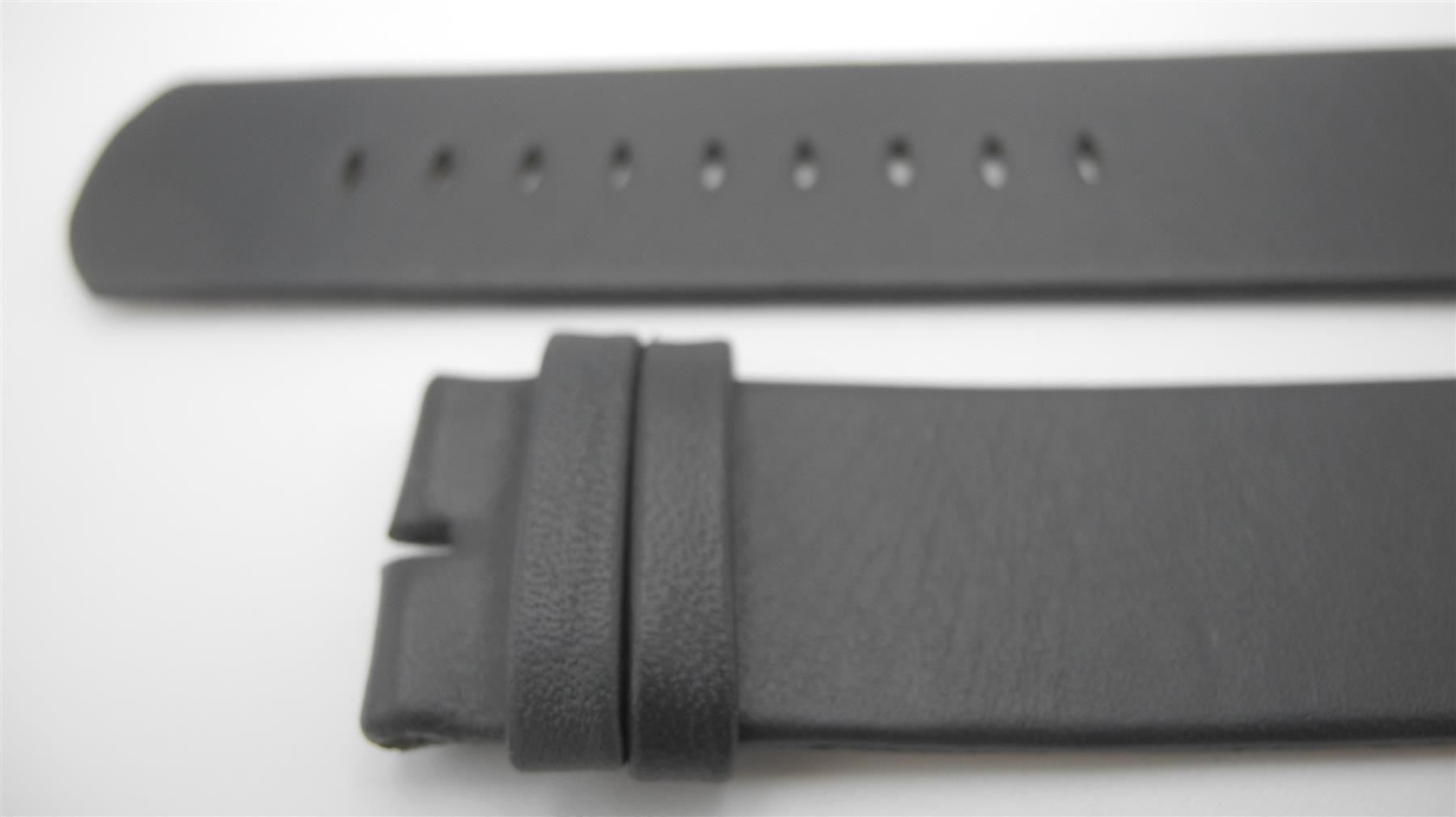 Bracciali & Braccialetti: 21 mm Leder Uhrenarmband grau, Nr. 33a – Nuovo e nell'imballaggio originale da Kottwil venduto da Crazyrolf