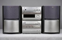 JVC HiFi-Anlage MX-TD77R | 3-fach CD-Wechsler, Kassettendeck