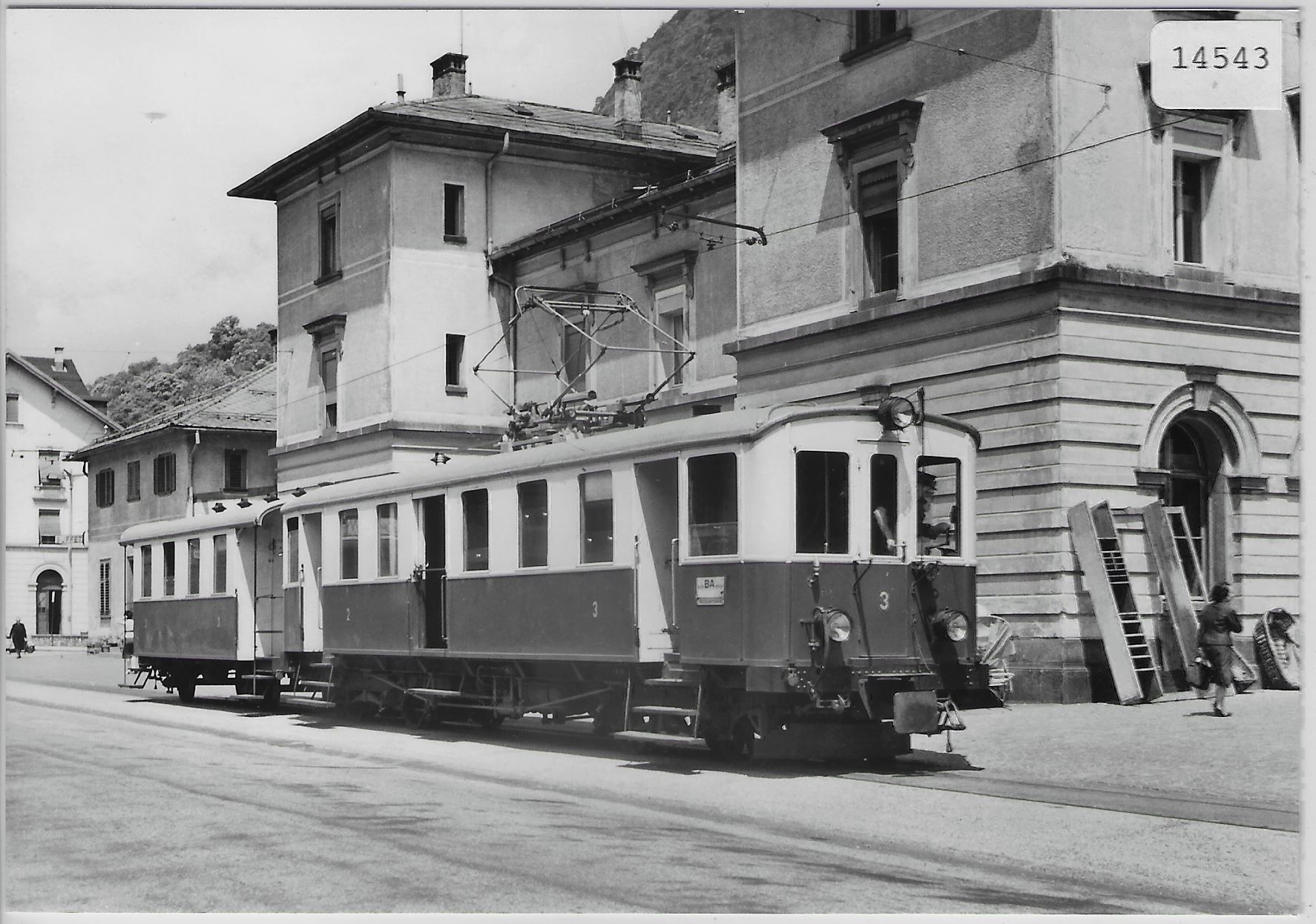Musicassette: Bahnhof Biasca Bahn Lok ABFe 2/4  B2 11 – Antico da Ettingen venduto da Kartenplanet