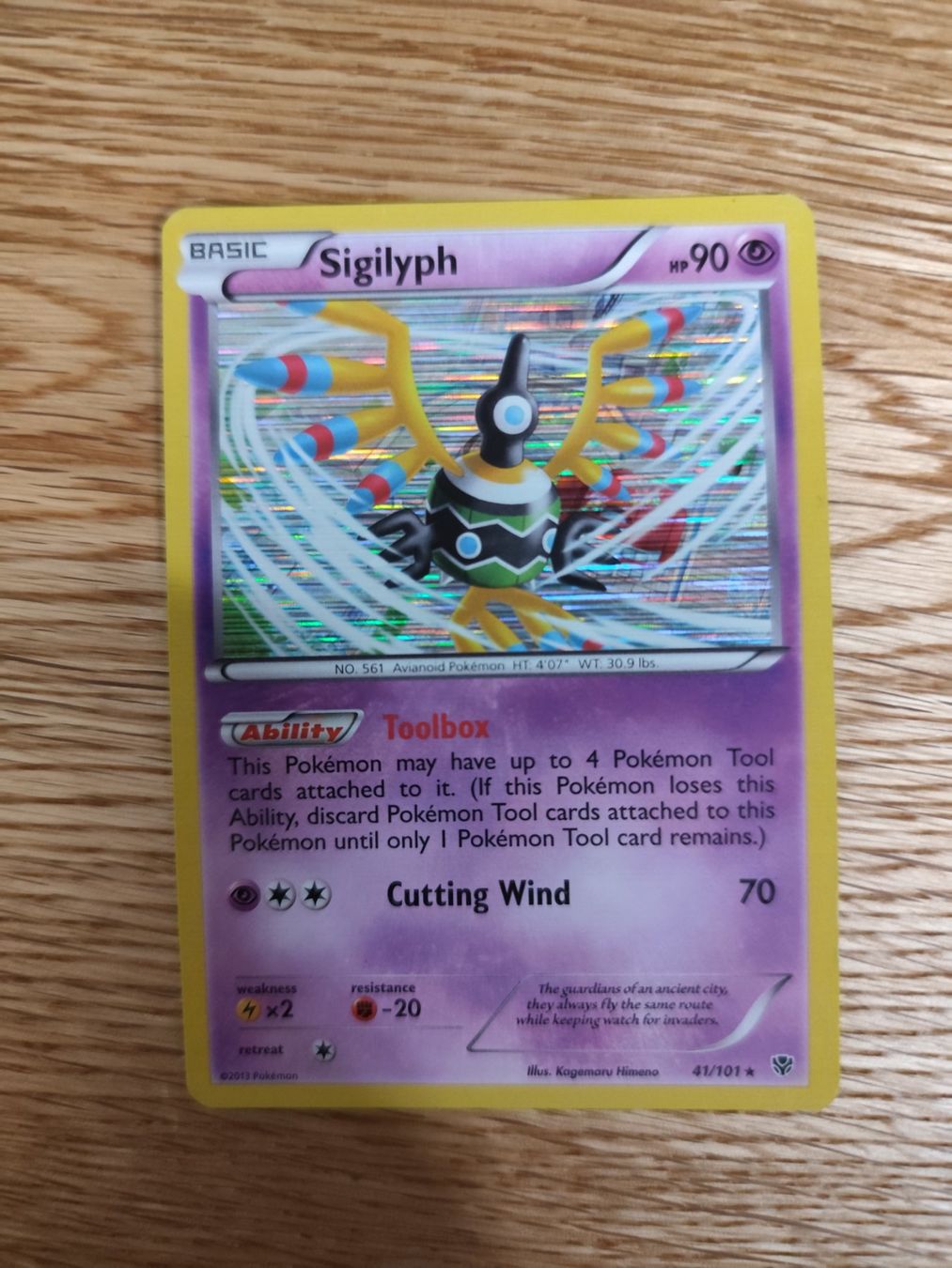 Pokémon Carte collezionabili: Pokemon Sigilyph Black & White Plasma Blast holo – Nuovo (secondo la descrizione) da Winterthur venduto da SMOKY062