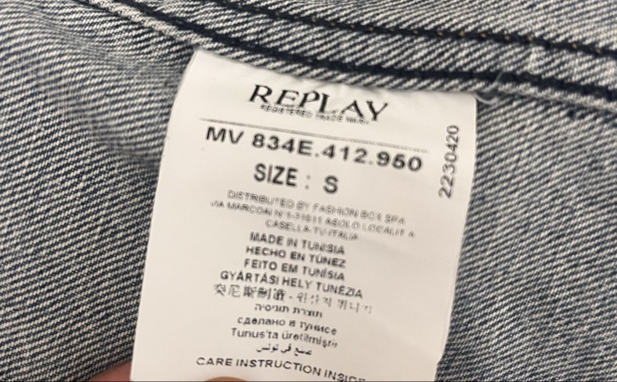 Replay Giacche: Replay Jeans Jacke Denim Grösse S – Usato da Boniswil venduto da Favalese0 5