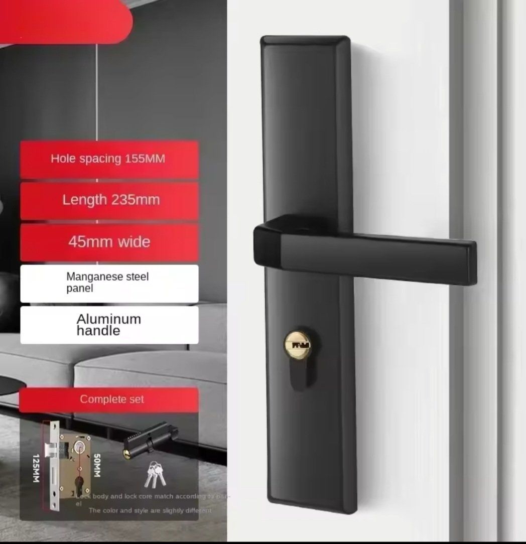 Eisenwaren: Serrure de sécurité  porte intérieure de maison,  avec clés – Neu und originalverpackt aus Saignelégier von Instant-Key-Pro