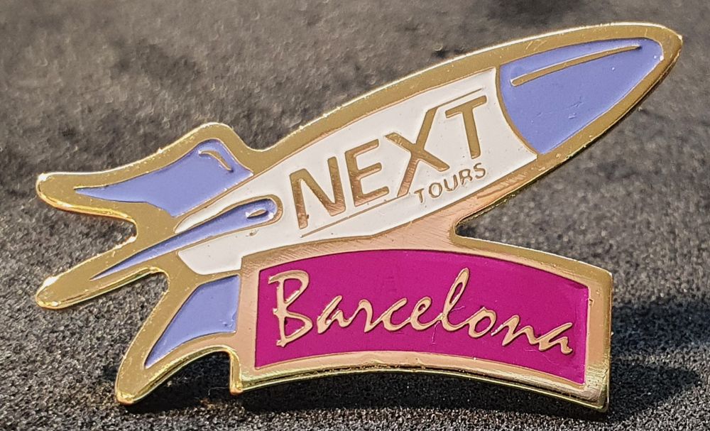 S951 - Pin NEXT TOURS Barcelona Spanien / Rakete (Gebraucht) in Reinach ...