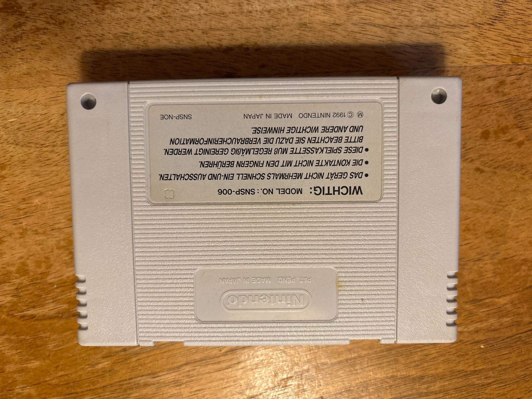 Nintendo Giochi: ANOTHER WORLD - Super Nintendo SNES – Usato da Zürich venduto da hiddentreasures_zh 1