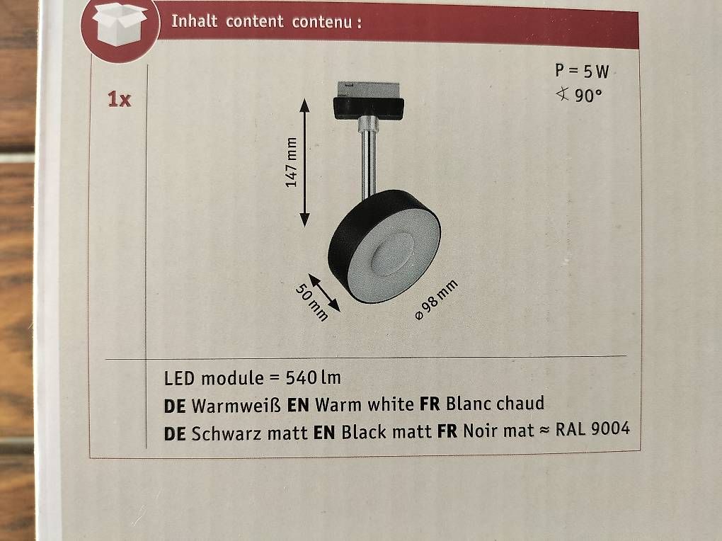 Lampadari & plafoniere: Paulmann Spot Circle Lampe – Usato da Schwyz venduto da rap_z7ny 2