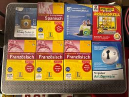 Sprachlern-Paket: Französisch, Spanisch Antivirus Flohmarkt